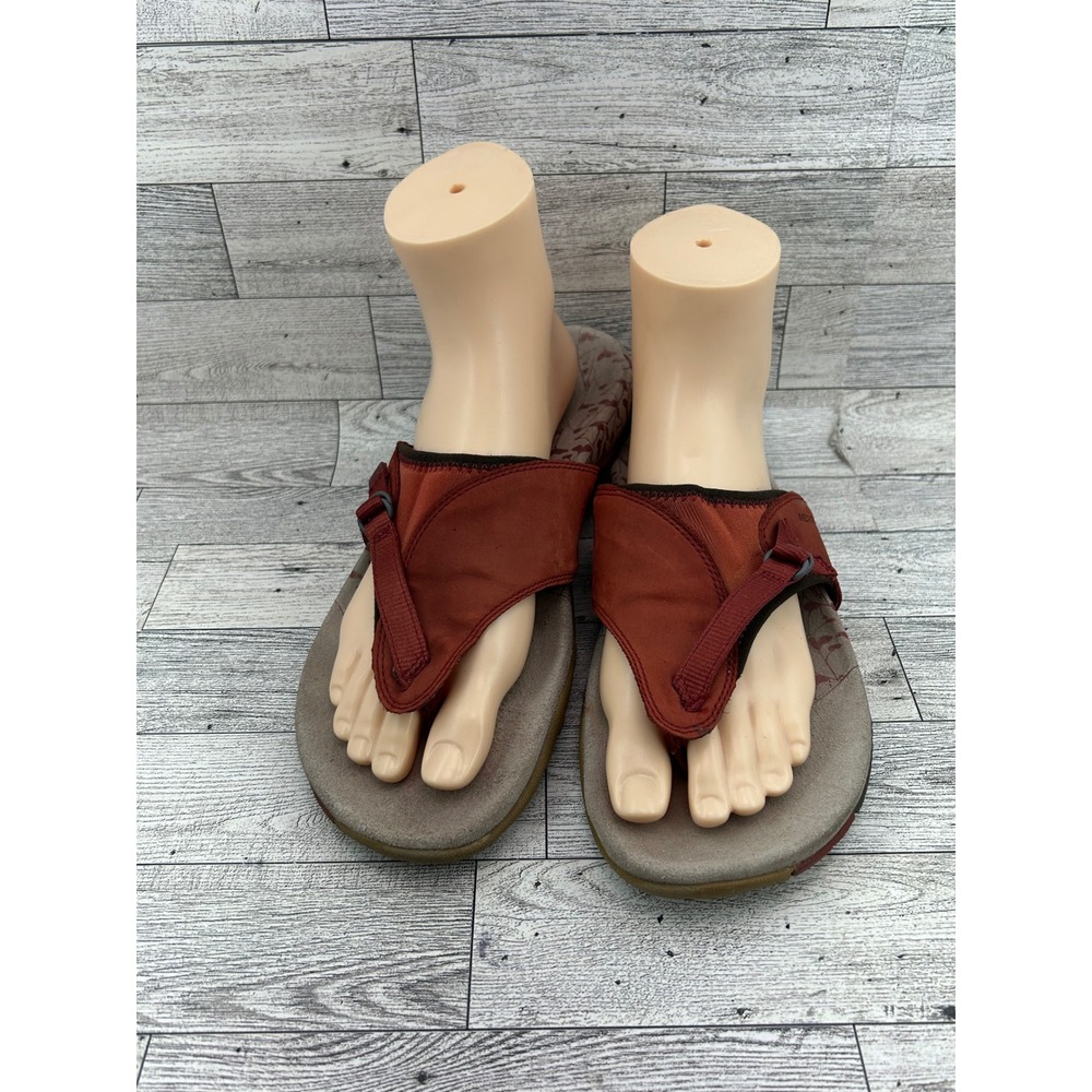 Merrell Siren Ruby Women Red Orange Brown Thong Sandals QForm J38428 Size 9